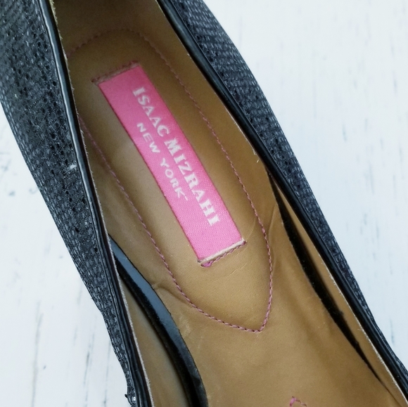 Isaac Mizrahi NY Vivian Chunky Black Heels | 7M - Picture 6 of 8